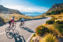 Ciclistas en Mallorca