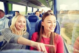 Mit dem Bus ins Stadtzentrum