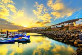 Port and boats in Puerto del Rosario