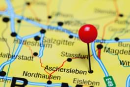 Aschersleben Landkarte