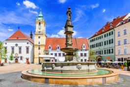 Go for a walk in Bratislava, Slovakia