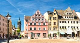 Marktplatz in der Lutherstadt Wittenberg