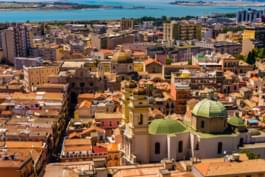 Cagliari von oben