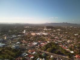 Uitzicht over Managua