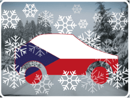 Winter Auto Tschechien