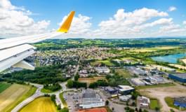 Landeanflug auf Basel