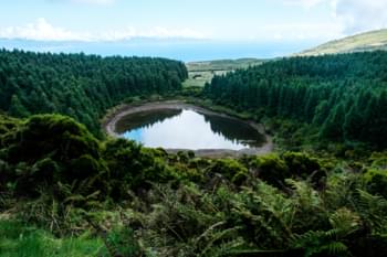 Lagoa Seca on the island of Pico