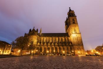 Vista de la catedral de Magdeburgo