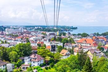 Uitzicht over Bregenz