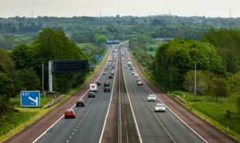 Carretera cerca de Flensburg