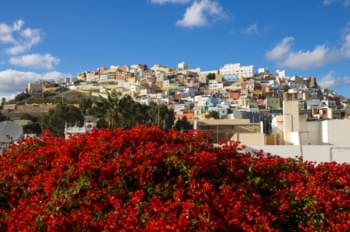 View on capital of Gran Canaria: Las Palmas