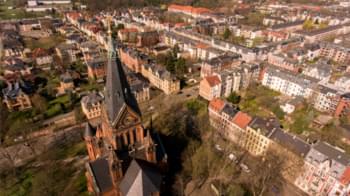 Vista del Mariendom en Zwickau