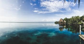 Die Lagune der sieben Farben in Bacalar