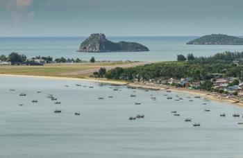 Strand in Prachuap Khiri Khan, Thailand