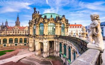 Blick auf das Zwinger in Dresden