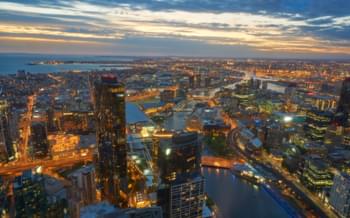 Uitzicht vanaf het Eureka Skydeck