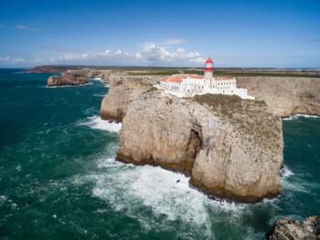 Faro de Sagres en el Algarve