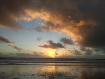Sonnenuntergang in Chiclana de la Frontera