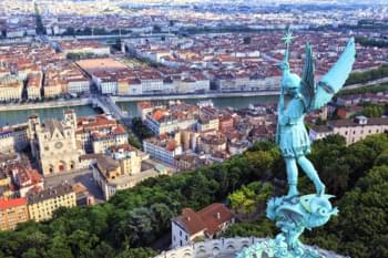 Blick über Lyon