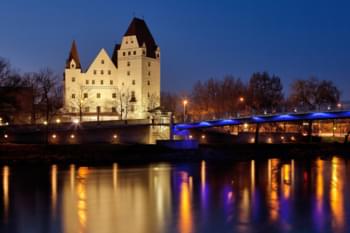 Vista del nuovo castello di Ingolstadt