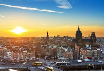 Blick auf Amsterdam