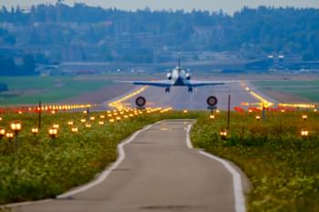 Llegada al aeropuerto de Zúrich
