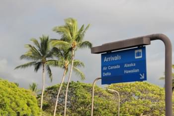 Kona Flughafen hawaii