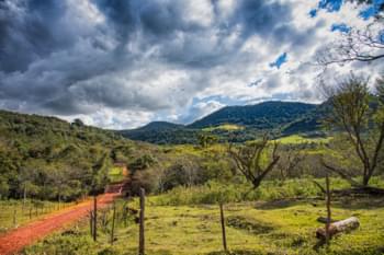 Op de weg in Paraguay