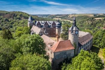 El castillo de Rammelburg en Sajonia-Anhalt