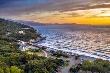 Campinglatz am Meer in Cannes