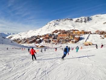 Ski val Thorens Alpes françaises Trois Vallées