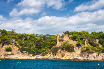 Castell de'n Playa Schlossruine in Lloret de Mar