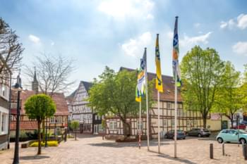 Innenstadt von Korbach mit dem Wohnmobil entdecken