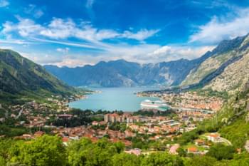 Vista su Kotor, Montenegro