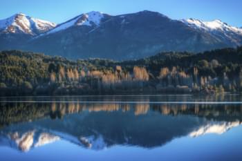 Lago y montaña en Bariloche