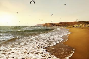 Windsurfen op Rhodos