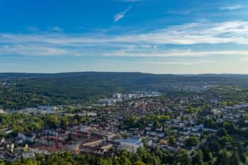 Aussicht über Pforzheim genießen