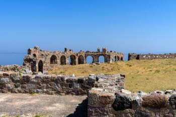 Oud kasteel in Mytilini