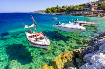 Fishing boats at the port of Zakynthos