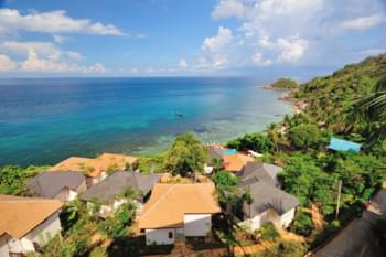 Ausblick aufs Meer in Surat Thani