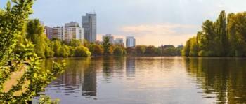Offenbach con vista al Main