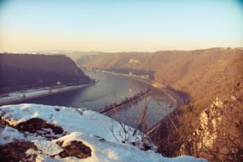 Uitzicht vanaf de Loreley Rock