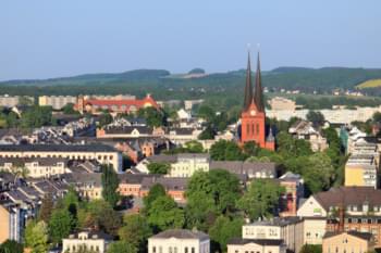 Vista aérea de Chemnitz