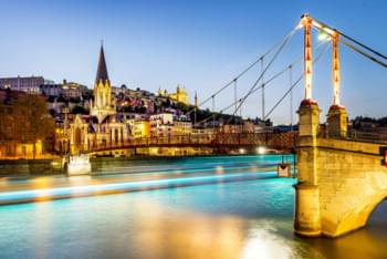 Lyon am Abend