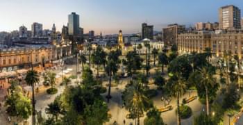 Plaza de Armas in Santiago de Chile