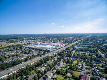 Blick auf Leverkusen