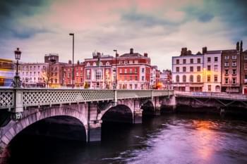 Blick auf Dublin