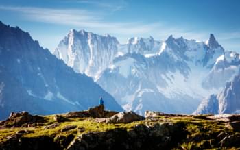 Vista del Mont Blanc