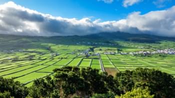El verde paisaje de Terceira