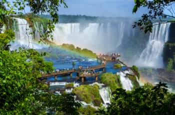 Vista a las cataratas